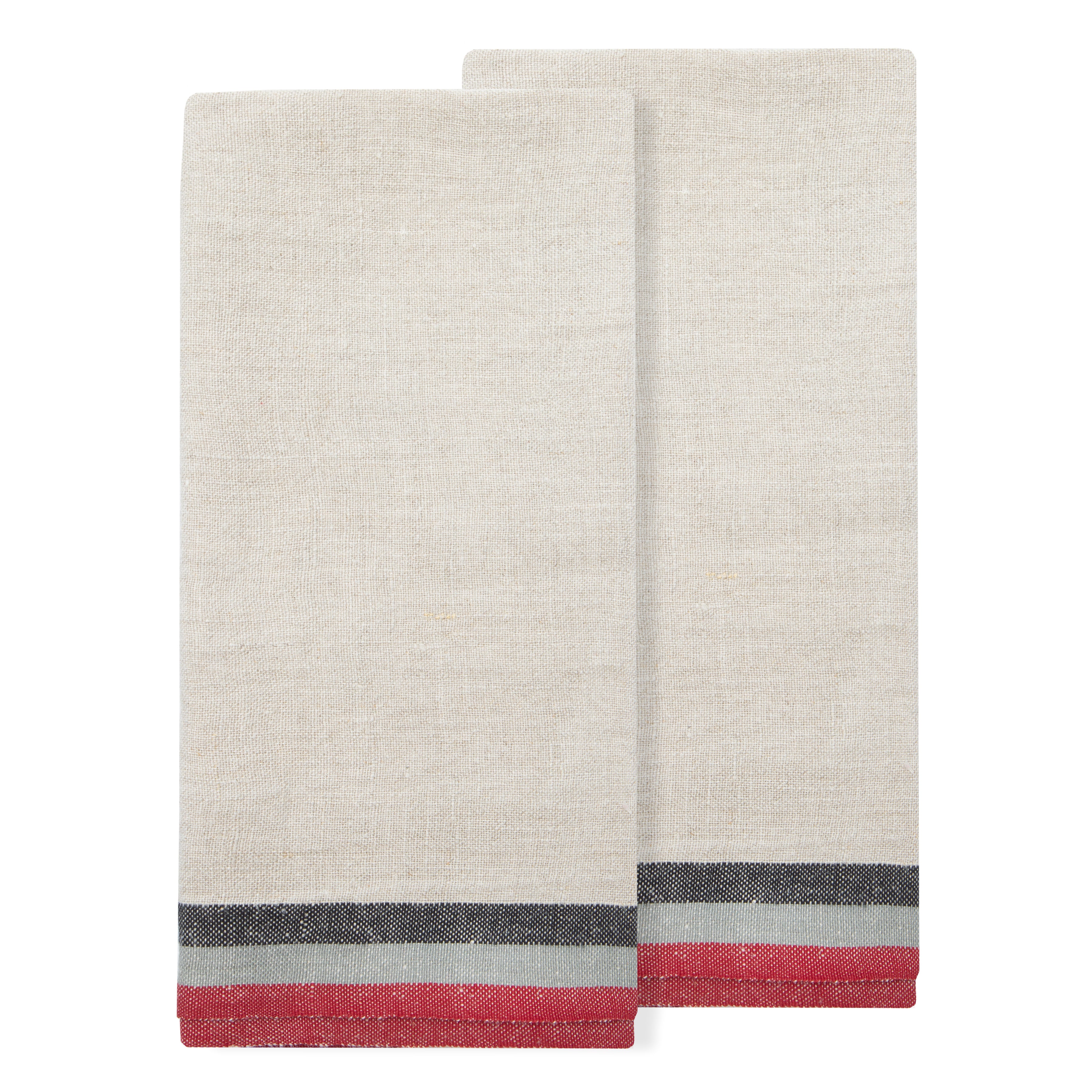 Normandy Natural - Tea Towels 20x30 - Set of 2