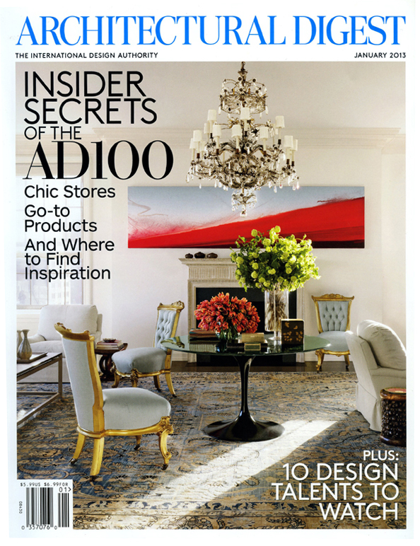 Architectural Digest Jan 2013
