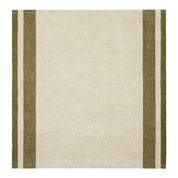 Gordes Natural & Olive Napkins 20x20 - Set of 4
