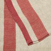 Gordes Natural & Red Tea Towel 20x30 - Set of 2