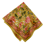 French Tablecloth Damaris Pink & Mustard
