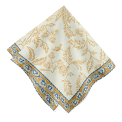 French Tablecloth Chloe Blue & Brown