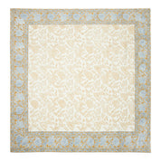 French Tablecloth Chloe Blue & Brown