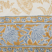 French Tablecloth Chloe Blue & Brown
