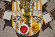 French Tablecloth St. Tropez Yellow Stripes