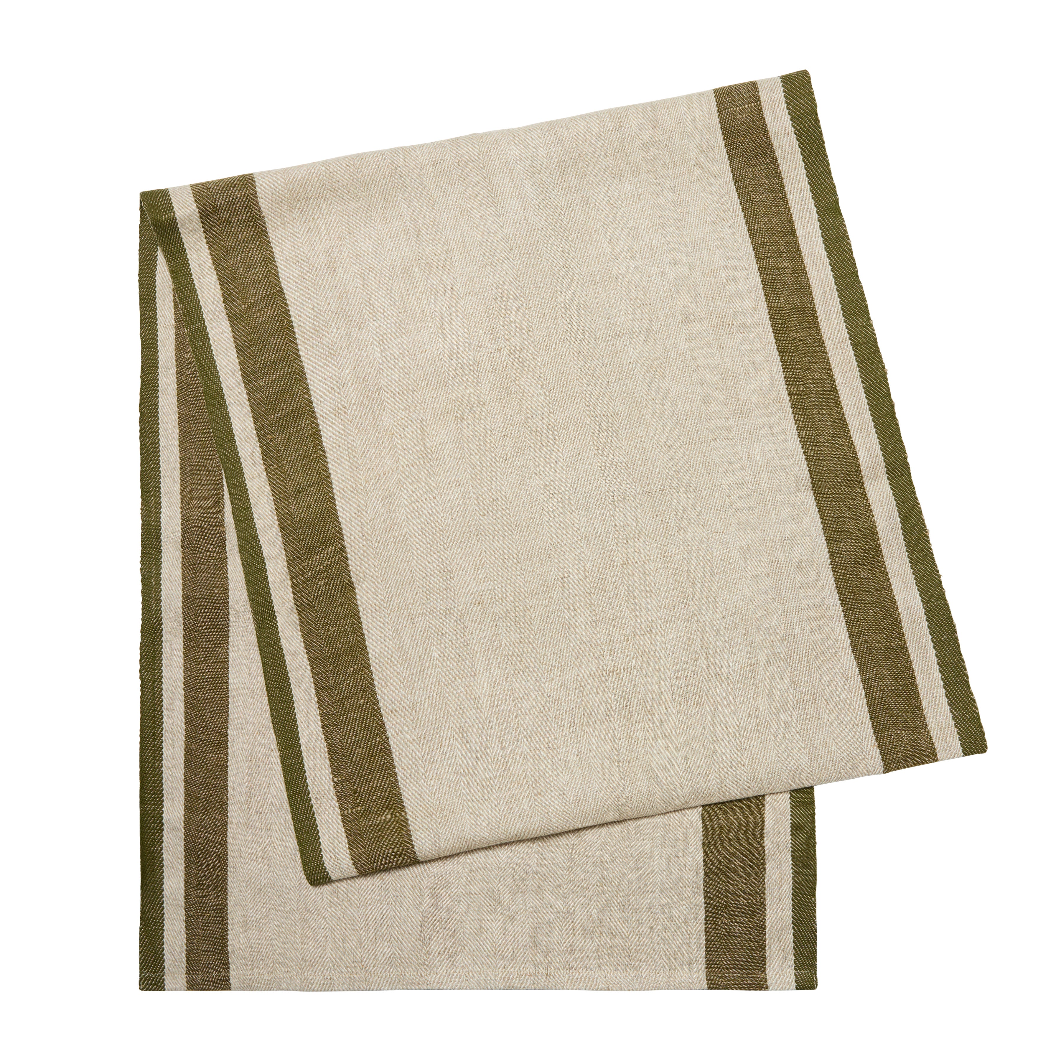 Gordes Natural & Olive Runner