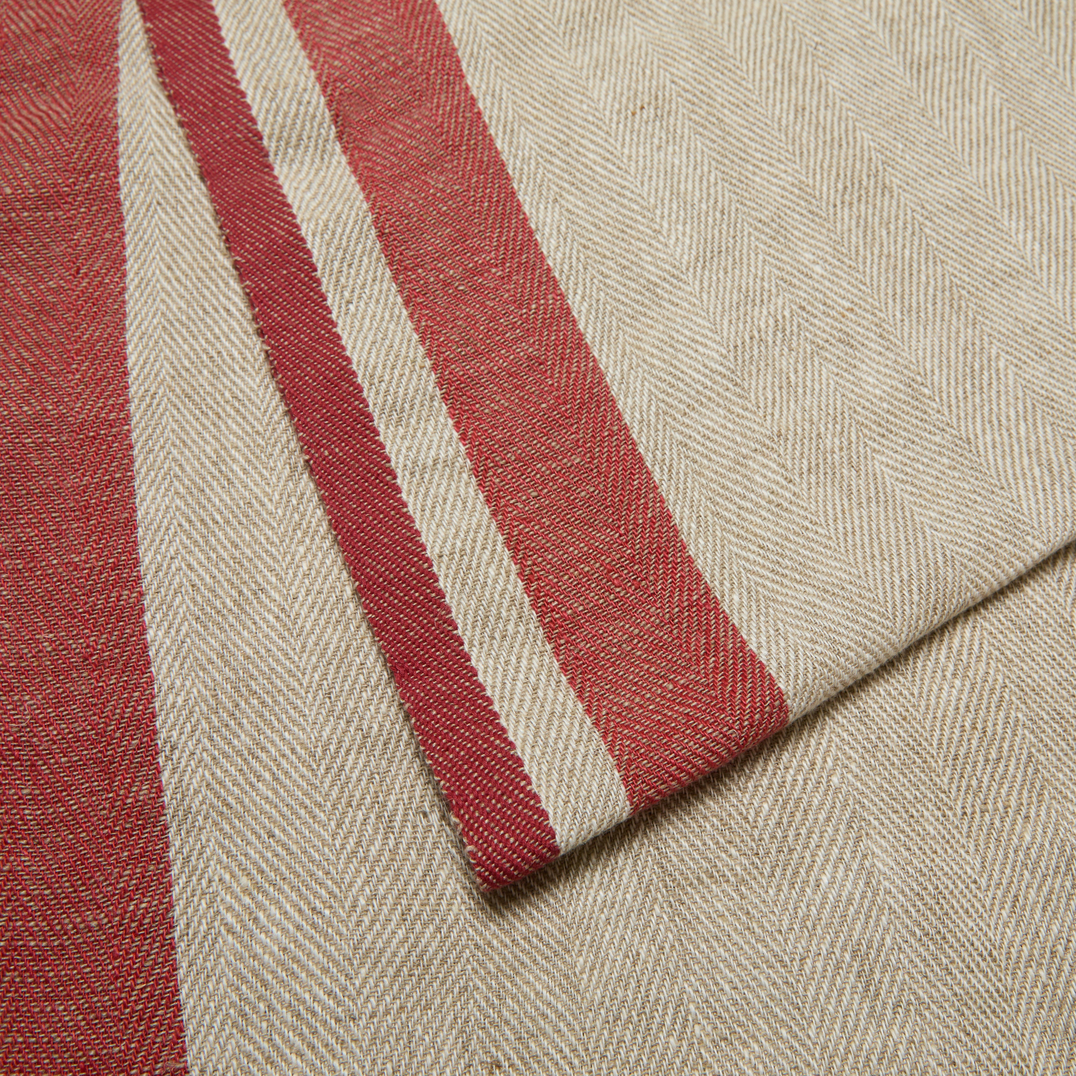 Gordes Natural & Red Runner