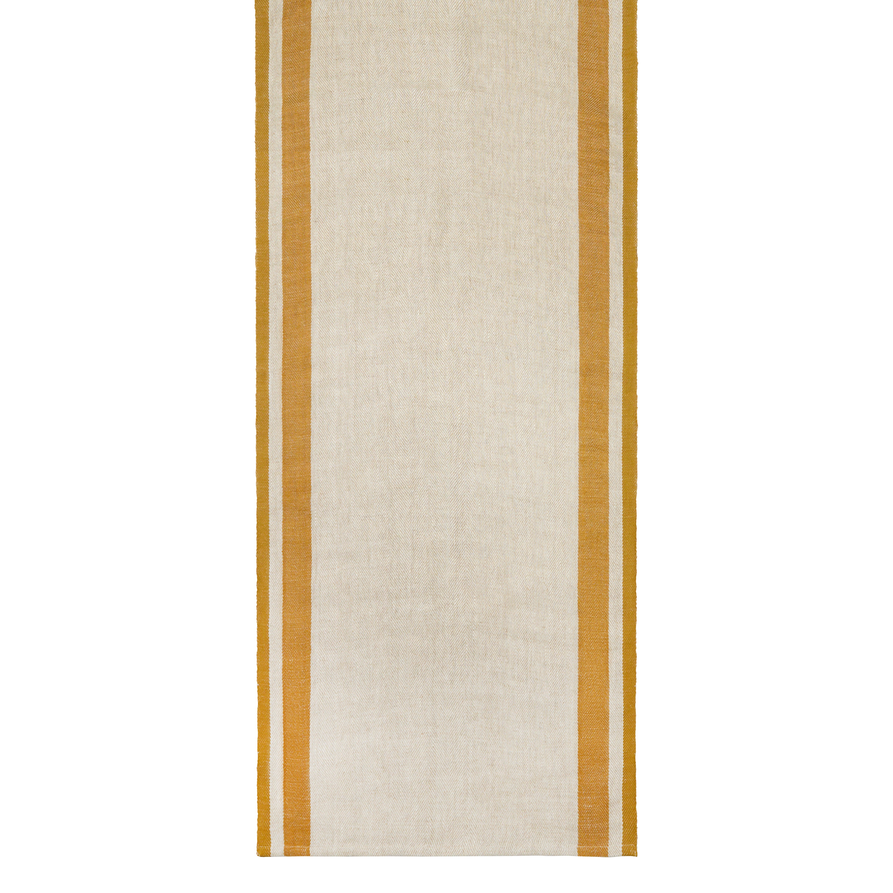 Gordes Natural & Mustard Runner