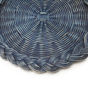 Braided Weave Blue Placemats - Set of 5