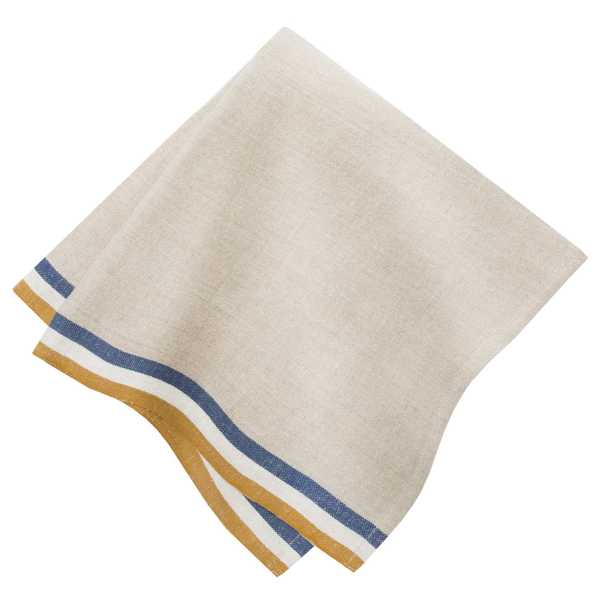 Mustard/Natural/Blue Stripe