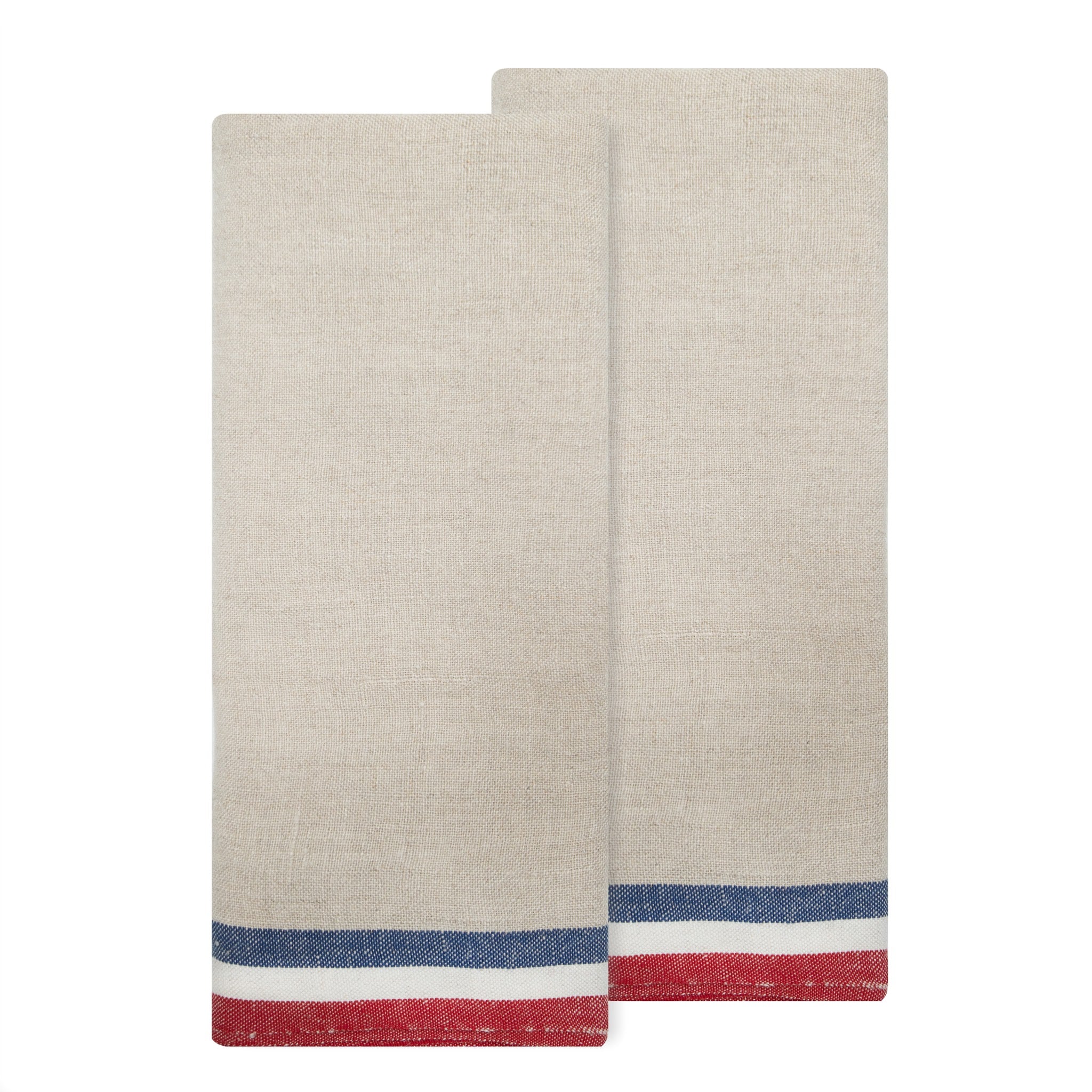 Normandy Natural - Tea Towels 20x30 - Set of 2