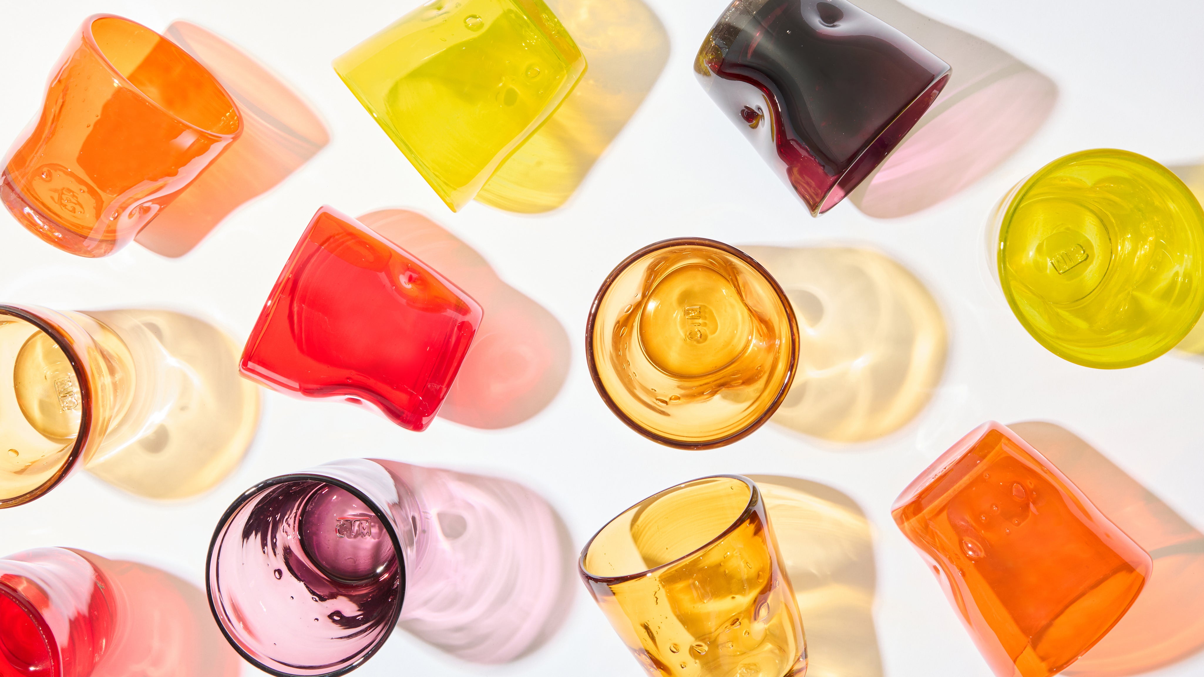 Capri Glassware Amber 8.5 oz, Set of 6