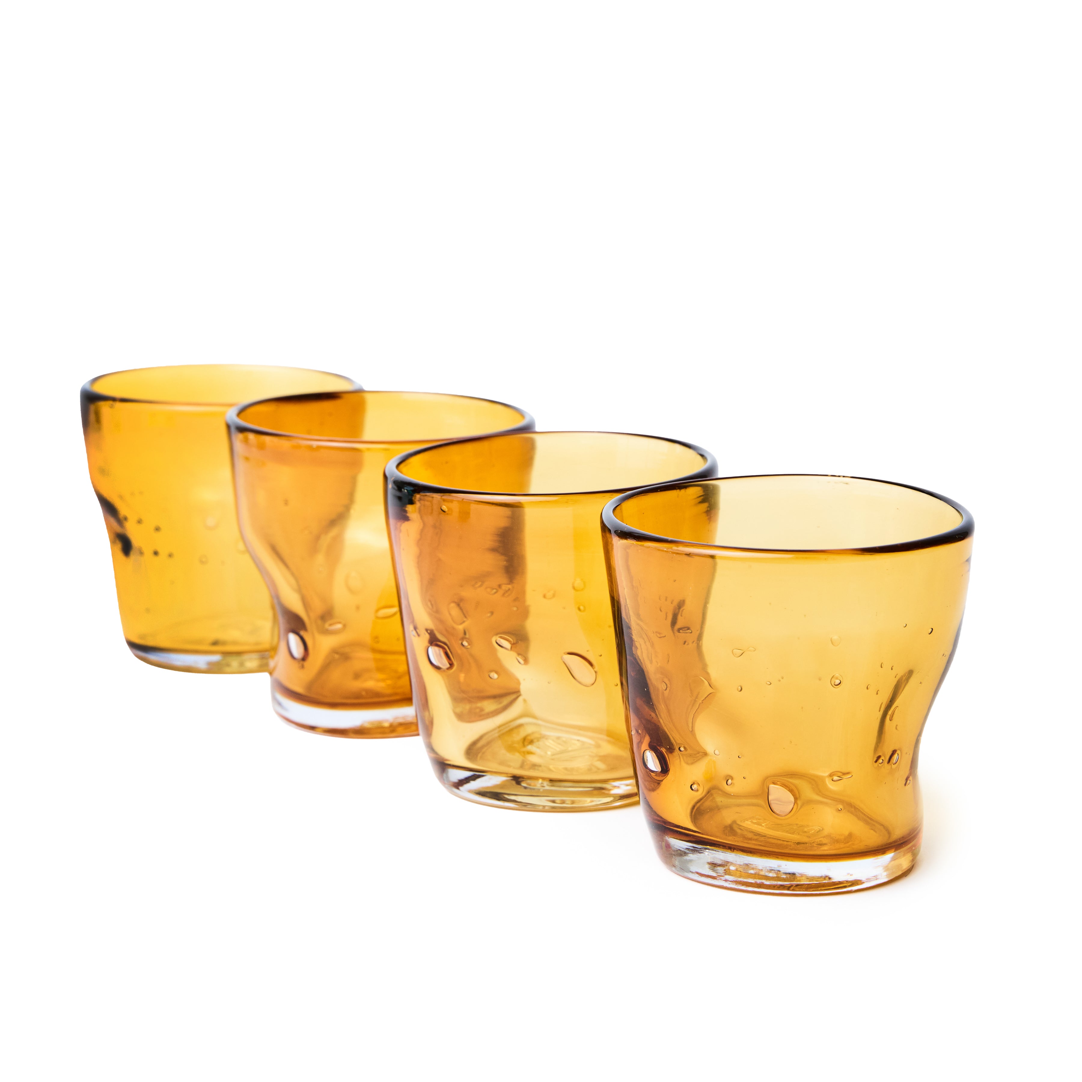 Capri Glassware Amber 8.5 oz, Set of 6