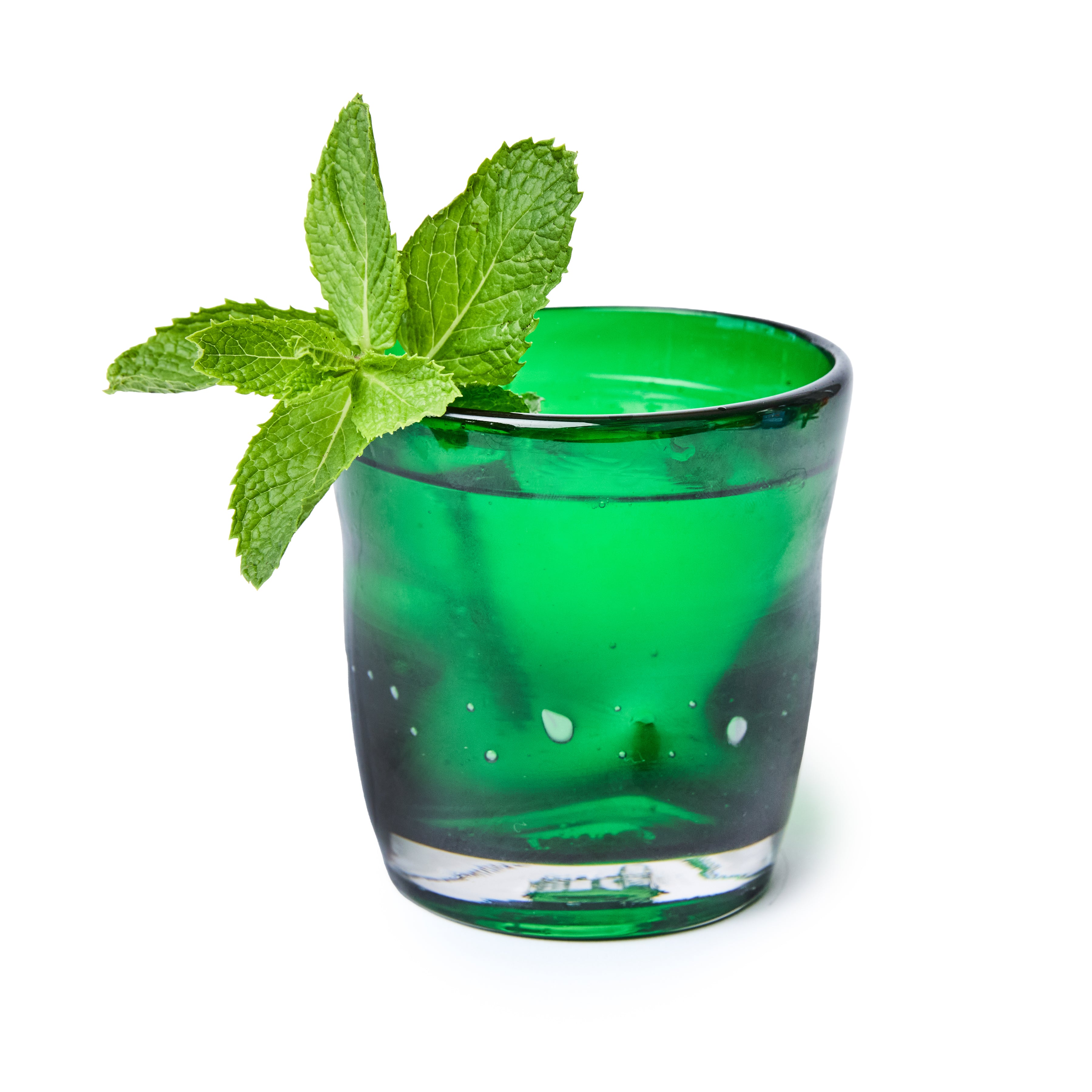 Capri Glassware Fir Green 8.5 oz, Set of 6