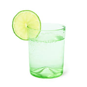 Verona Water Glass, Green, 7.5 oz, Set of 6