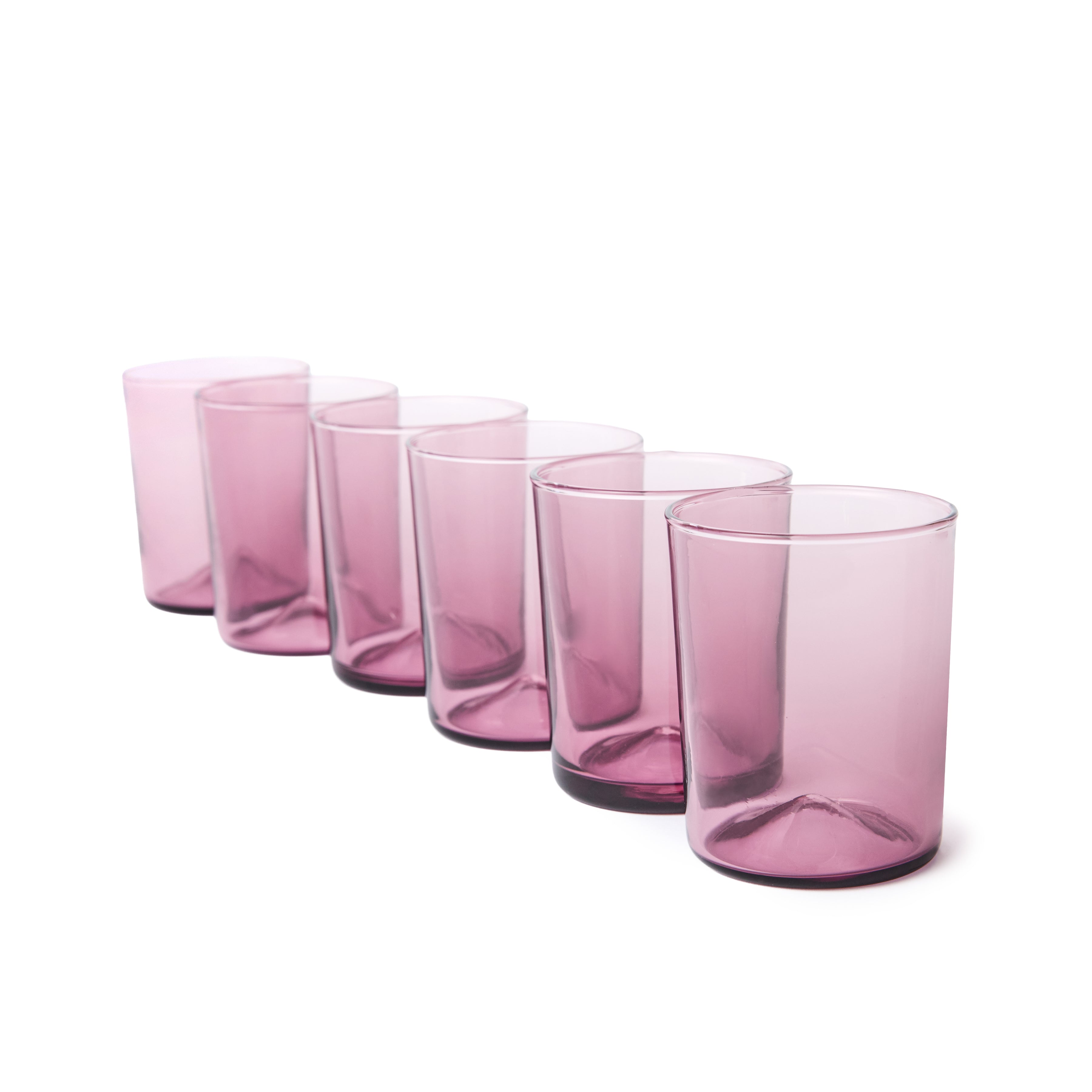 Verona Water Glass, Rose, 7.5 oz, Set of 6