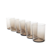 Verona Water Glass, Smoke, 7.5 oz, Set of 6