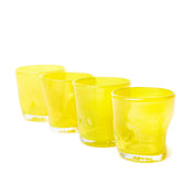 Capri Glassware Yellow 8.5 oz, Set of 6