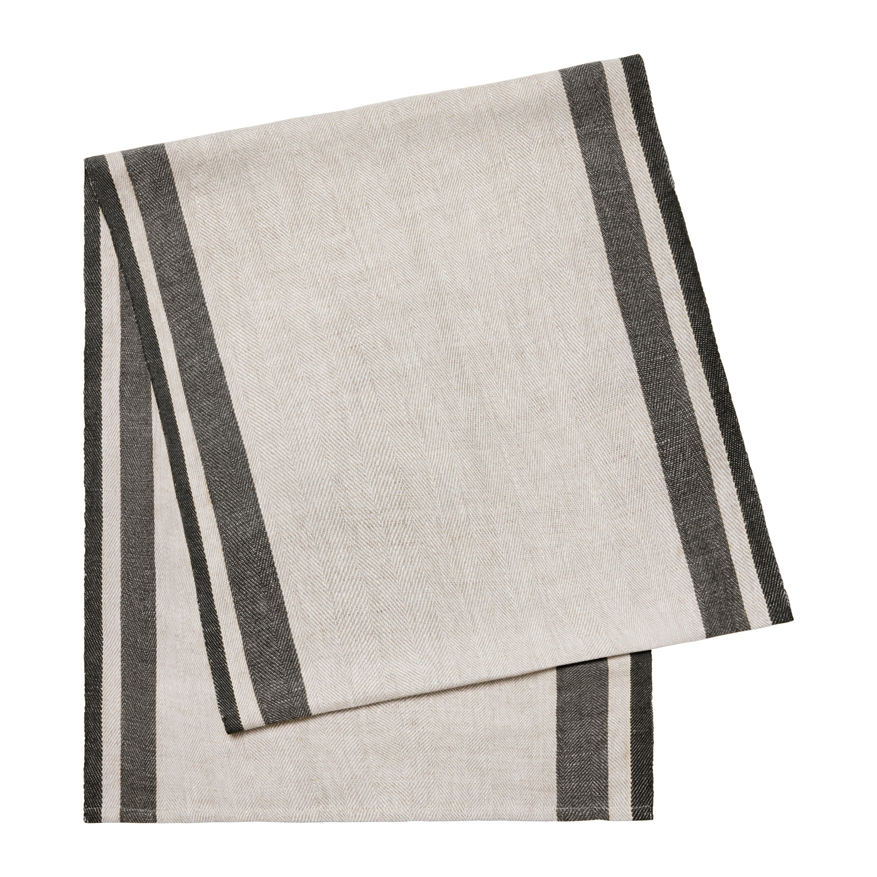 Gordes Natural & Charcoal Runner