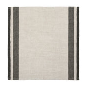 Gordes Natural & Charcoal Napkins 20x20 - Set of 4