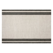 Gordes Natural & Charcoal Tea Towel 20x30 - Set of 2