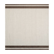 Gordes Natural & Choco Tablecloth