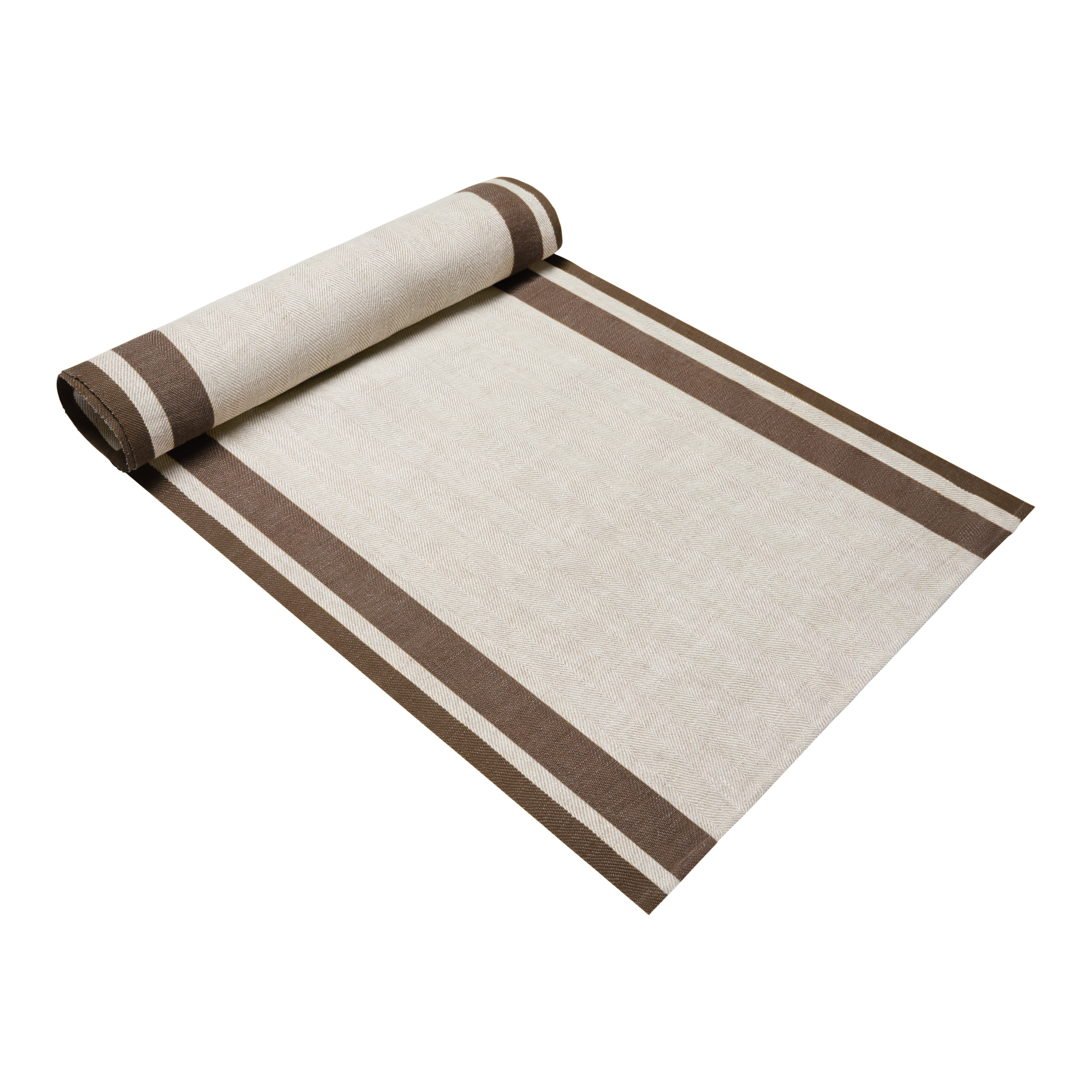 Gordes Natural & Chocolate Runner