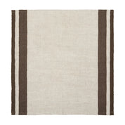 Gordes Natural & Choco Napkins 20x20 - Set of 4