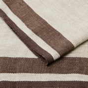 Gordes Natural & Chocolate Tea Towel 20x30 - Set of 2