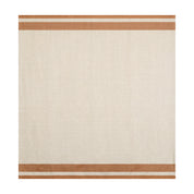 Gordes Natural & Tobacco Tablecloth