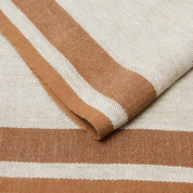 Gordes Natural & Tobacco Towels 20x30 - Set of 2