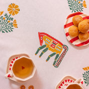 Menagerie Pink Tablecloth