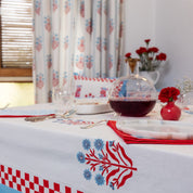 Cheval Nomade Pink & Blue Tablecloth