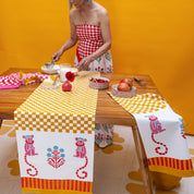 Monkey Mustard & Pink Runner