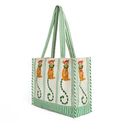 Monkey Green & Red Tote Bag