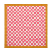 Gingham Check Pink/Mustard Napkins 20x20 - Set of 4