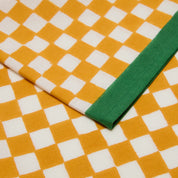 Gingham Check Mustard/Green Napkins 20x20 - Set of 4