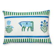 Cheval Nomade Blue & Green Cushion Cover