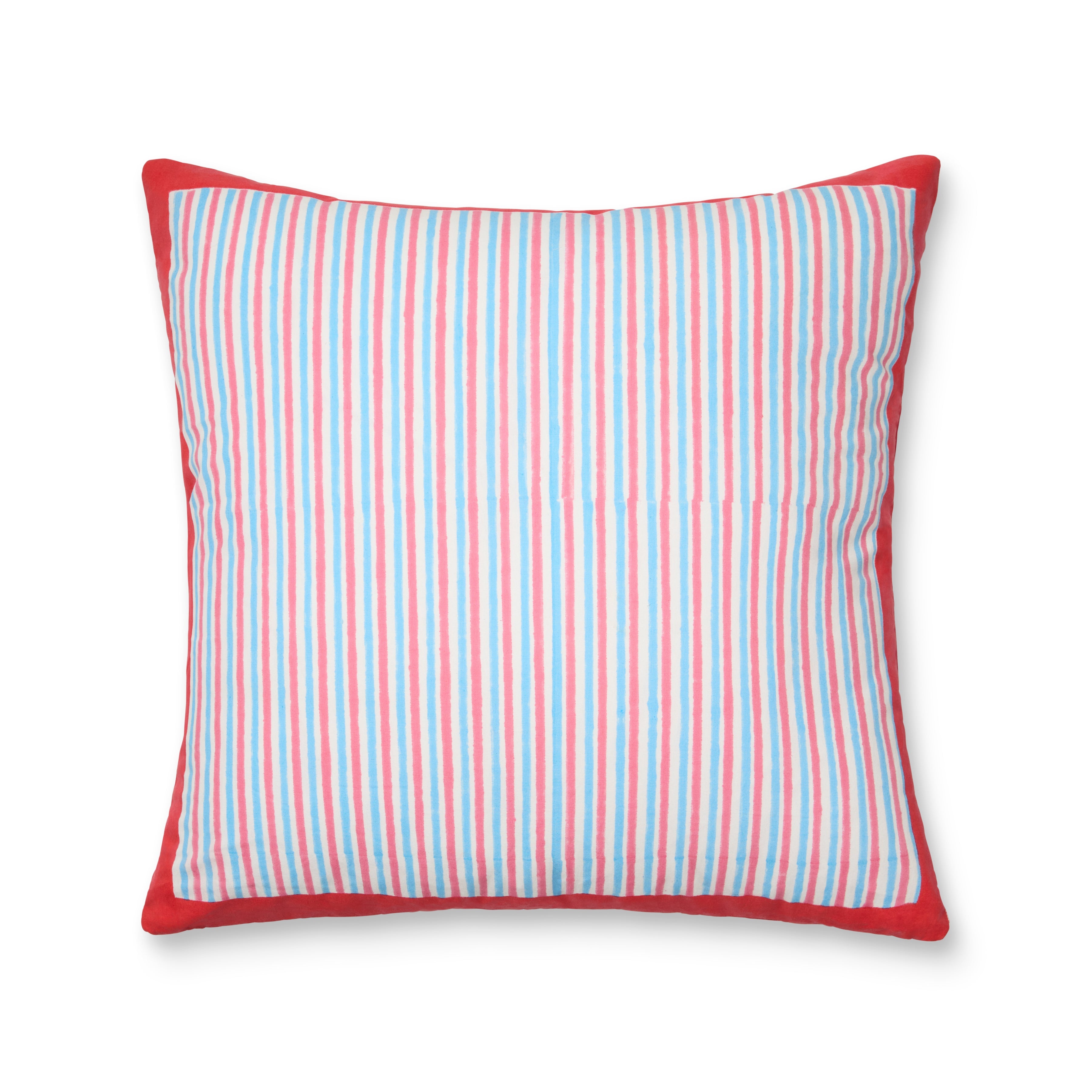Cheval Nomade Pink & Blue Cushion Cover