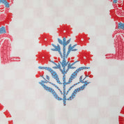 Monkey Red & Blue Cushion Cover