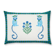 Monkey Blue & Green Cushion Cover