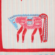 Cheval Nomade Pink & Blue Cushion Cover