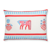 Cheval Nomade Pink & Blue Cushion Cover