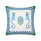 Monkey Blue & Green Cushion Cover
