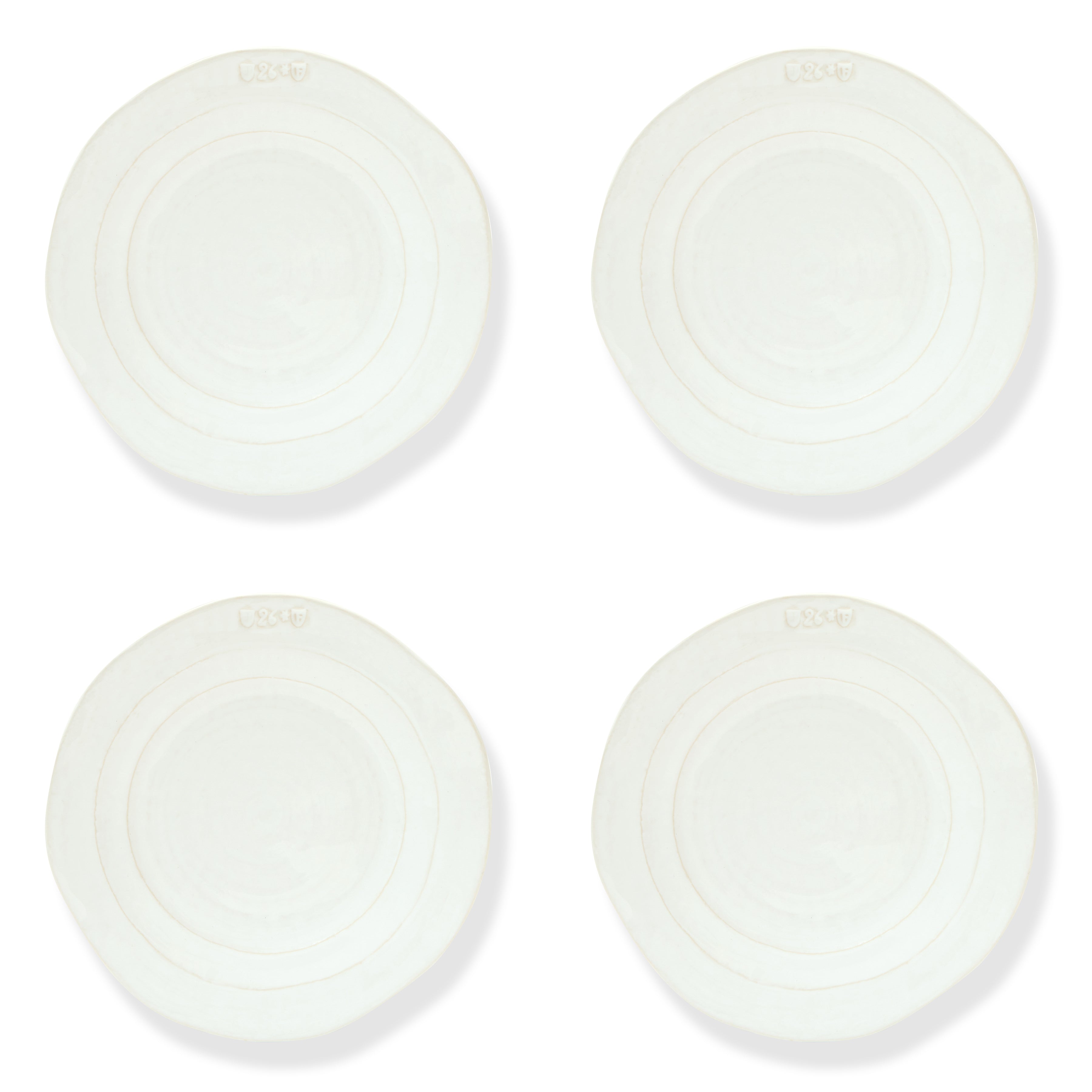 Toscana Desert Plate White, 9"