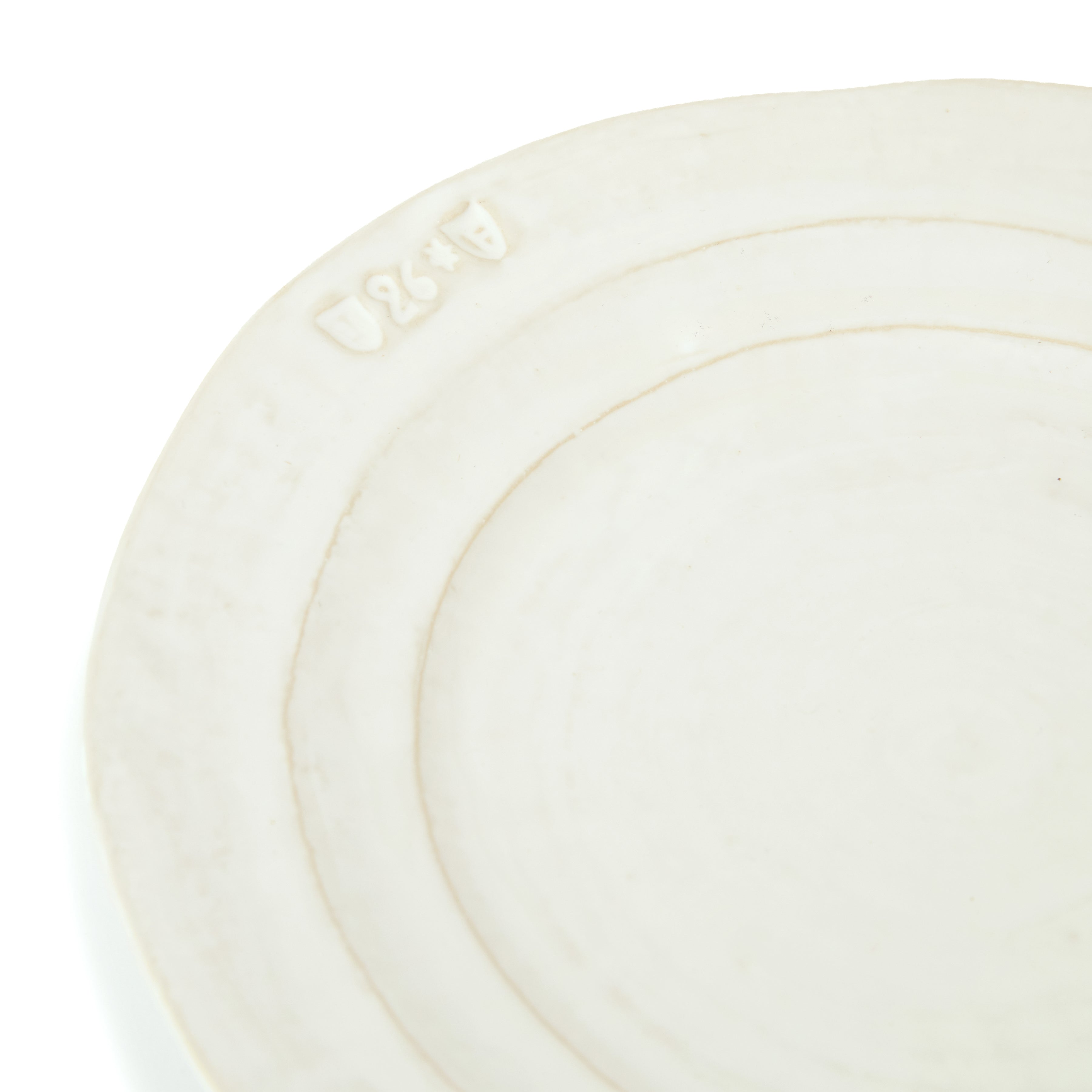 Toscana Desert Plate White, 9"
