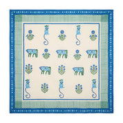 Menagerie Blue Tablecloth