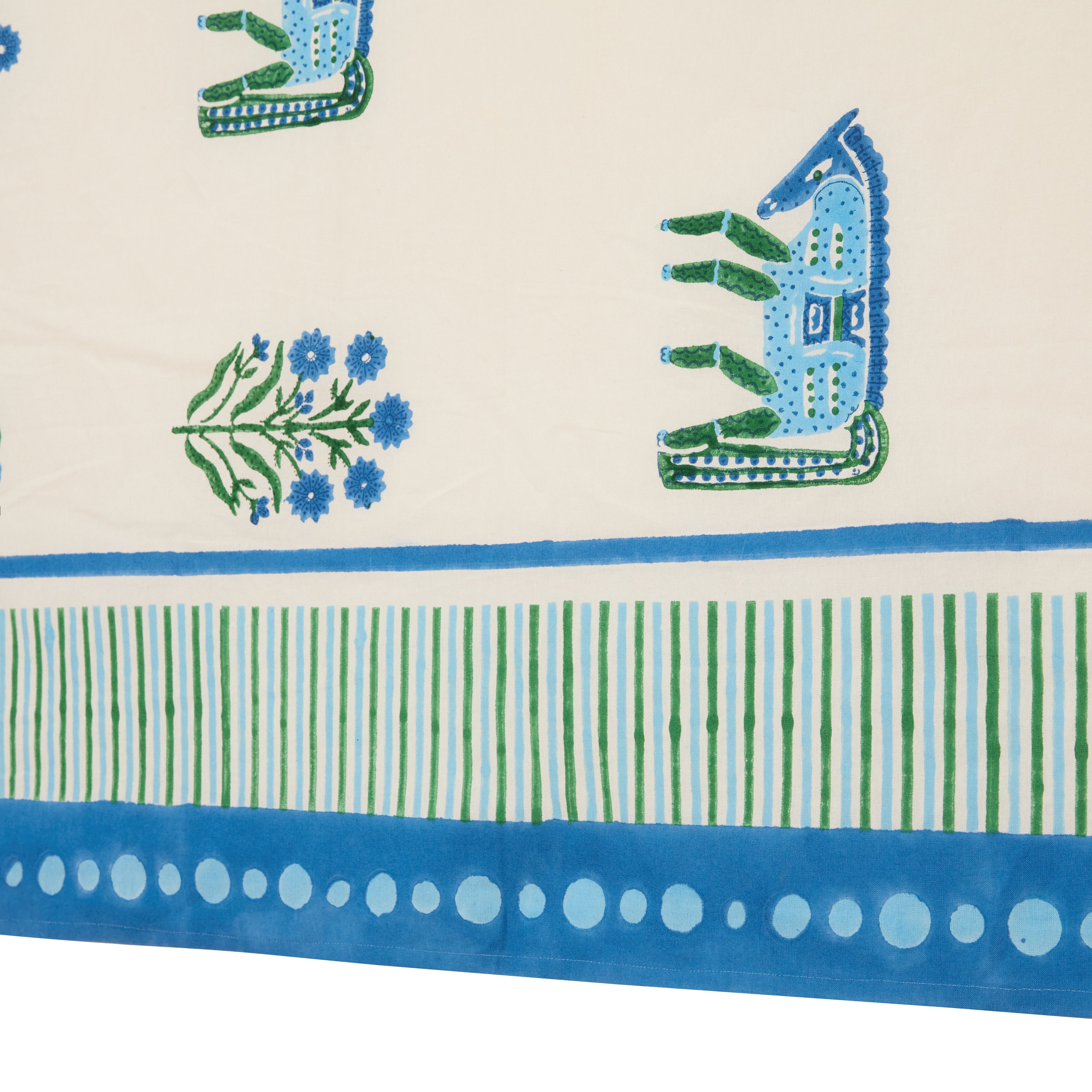 Menagerie Blue Tablecloth