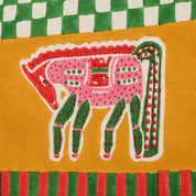 Cheval Nomade Mustard & Green Tablecloth
