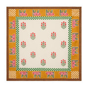Cheval Nomade Mustard & Green Tablecloth